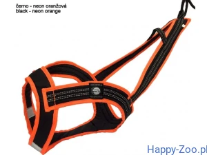Szelki Zero DC Faster r. XXL czarno-pomarańczowe neon