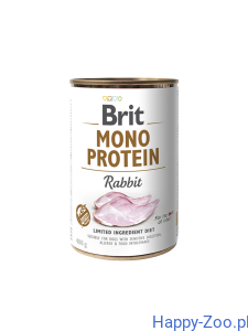 Brit Karma mokra dla psa Mono Protein Rabbit 400g
