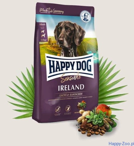 Happy Dog Sensible Ireland / Irland łosoś/królik 4kg