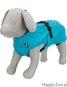 Vimy, S - 40cm, płaszczyk przeciwdeszczowy dla psa, turkusowy 