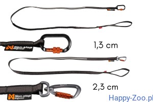 Non-Stop Dogwear Smycz TOURING BUNGEE 2m/23mm