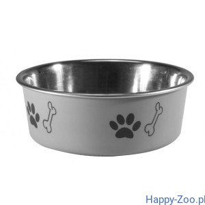 Barry King miska antypoślizgowa z nadrukiem, szara, rozmiar S (0,3 l)