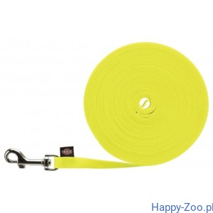 Trixie Easy life, smycz treningowa dla psa- neonowy żółty, taśma parciana z powłoką PVC, M-XL: 10 m/13 mm 