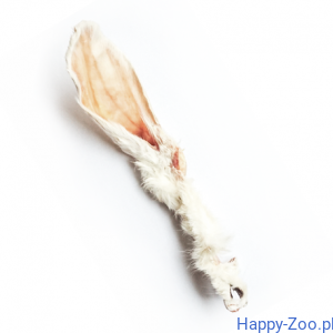 Ucho Królicze Z Futrem 1 szt.