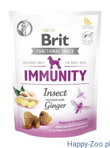 Brit Care FUNCTIONAL SNACK IMMUNITY z dehydratyzowanymi owadami dla psa 150g