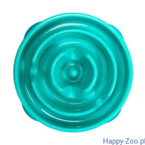 Outward Hound Fun Feeder Slo-Bowl miska spowalniająca jedzenie  turkus 51002