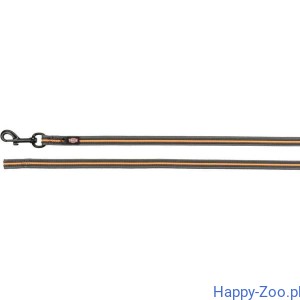 TX-207550 Fusion tracking, smycz parciana gumowana, grafit/papaja,  M-XL 3m/17 mm