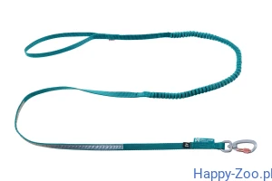 Non-Stop Dogwear Smycz TOURING BUNGEE 2m/23mm turkusowa