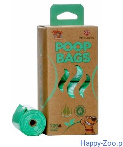 Petsupplies Zapachowe Eko Worki Na Odchody 120 szt. / woreczki