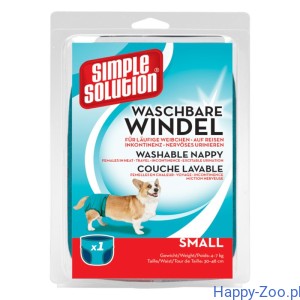 Simple Solution pielucha / majtki wielokrotnego użytku S dla suczki