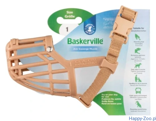 BASKERVILLE-ANTI-SCAVENGE-CLASSIC-1-BEZOWY Happy-Zoo.webp