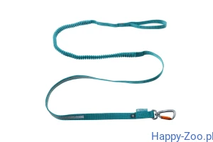 Non-stop Dogwear Touring Bungee smycz elastyczna dla małych psów  2m/13mm turkusowa