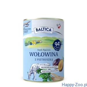 Baltica Smaki Regionów karma mokra wołowina z pietruszką 400g