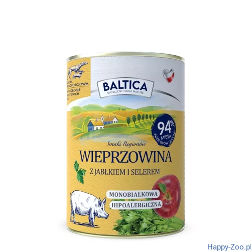 Baltica karma-mokra-wieprzowina-z-jablkiem-400g Happy-Zoo.webp