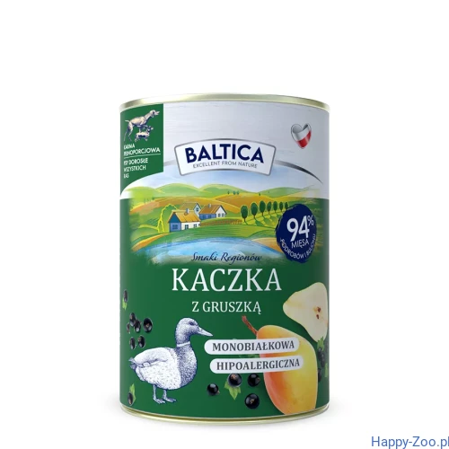 Baltica karma-mokra-kaczka-z-gruszka-400g Happy-Zoo.webp