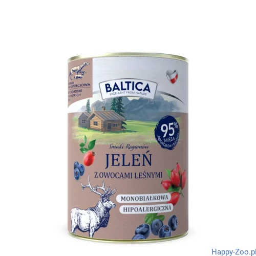 Baltica karma-mokra-jelen-z-owocami-lesnymi-400g Happy-Zoo.webp