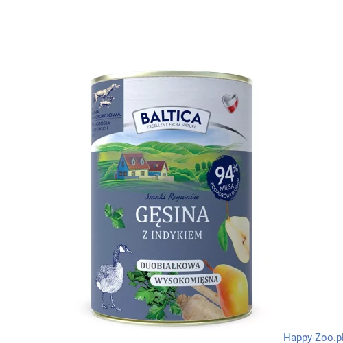 Baltica karma-mokra-gesina-z-indykiem-400g Happy-Zoo.webp