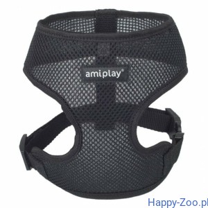Amiplay - Szelki Bezuciskowe Dla Psa, Seria Scout Air, Kolor Czarny