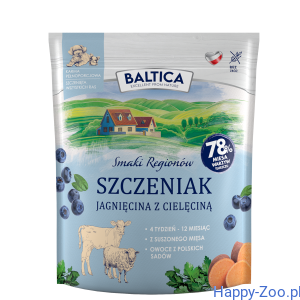Baltica Smaki Regionów Szczeniak Jagnięcina z cielęciną 1kg 