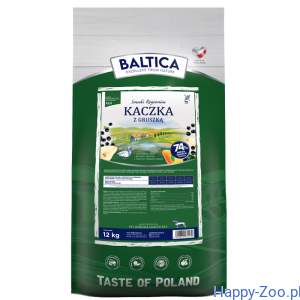 Baltica Smaki Regionów Adult Kaczka z gruszką XS/S 12kg