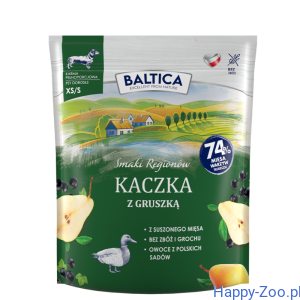 Baltica Smaki Regionów Adult Kaczka z gruszką  XS/S 1kg