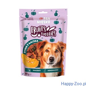 Pan Mięsko Przysmak dla psa Fruits & Veggies Dynia z kaczką (dorosły) 100g