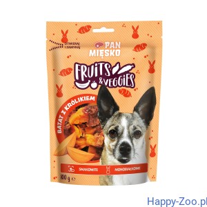 Pan Mięsko Przysmak dla psa Fruits & Veggies Batat z królikiem (dorosły) 100g 
