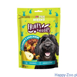 Pan Mięsko Przysmak dla psa Fruits & Veggies Gruszka z królikiem (dorosły) 100g 