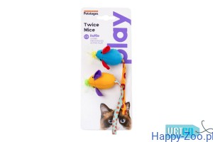 PetStages Kolorowe myszki 2szt