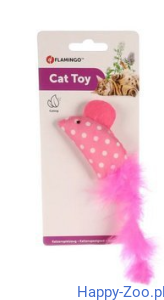 Flamingo Myszka z piórkiem
