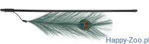 Trixie Wędka z pawim piórem