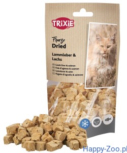 Trixie Liofilizowana wątróbka jagnięca z łososiem przysmak dla kota