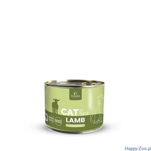 Pokusa CatLine - jagnięcina - karma mokra dla kotów dorosłych 200g.jpg