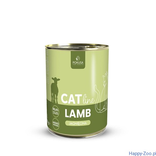 Pokusa CatLine - jagnięcina - karma mokra dla kotów dorosłych 400g.jpg