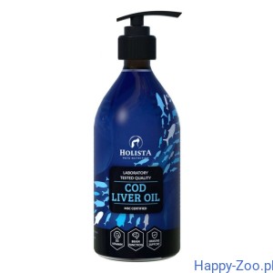 HOLISTA Cod Liver Oil 250 ml dla kota i psa