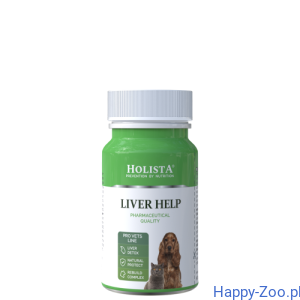 HOLISTA Liver Help 90 szt  tabletek dla psa i kota