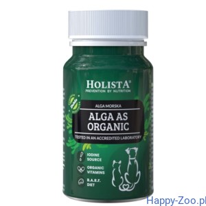 PRZECENA! HOLISTA Alga as Organic 90 szt tabletek dla psa i kota 08.2026