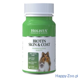 HOLISTA Biotin Skin & Coat 90 szt tabletek dla psa i kota
