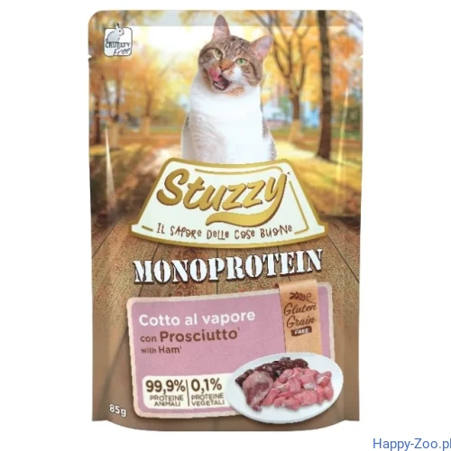 STUZZY Monoprotein Szynka - mokra karma dla kota - 85g.webp