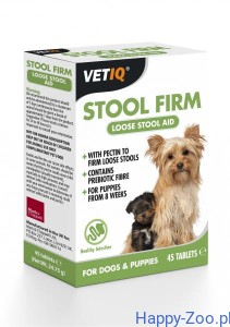 VetIQ Stool Firm przeciw biegunce 45 tab
