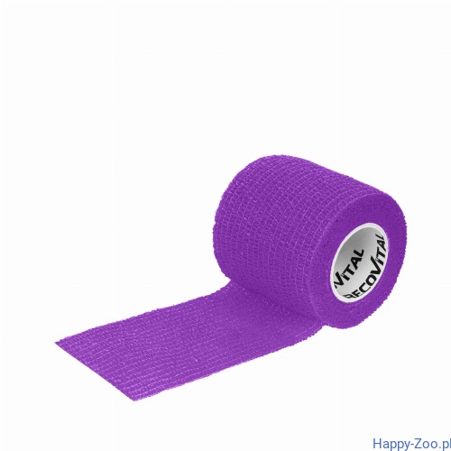 Bandaż kohezyjny 5 cm x 4,5m fioletowy GORZKI.jpg