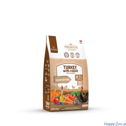 Pokusa Premium Selection indyk z królikiem senior light  3 kg.jpg