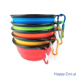 Kolorowe Miski Turystyczne Silikonowe