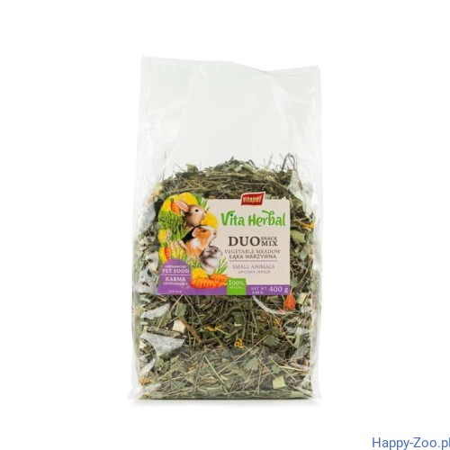 Vita Herbal Duo Snack łąka warzywna dla królika 400g.jpg