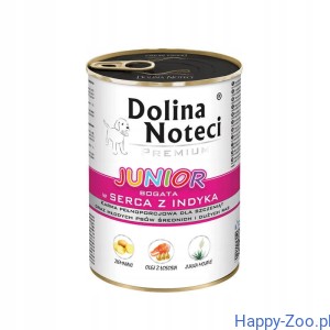 DOLINA NOTECI PREMIUM junior saszetka bogata w  serca z indyka400g