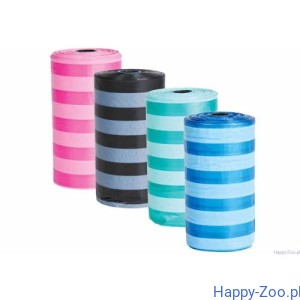Trixie Kolorowe Woreczki do zbierania odchodów rolki 4x20szt