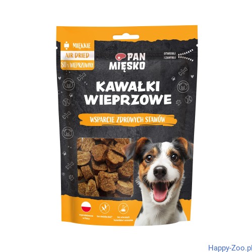 Przysmak dla psa Pan Mięsko Kawałki wieprzowe 80g.jpg