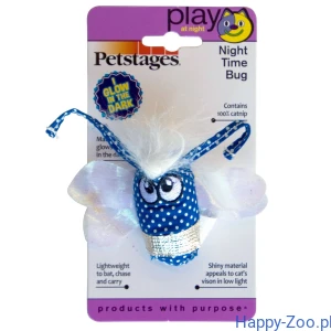 PetStages Night Time Bug z kocimiętką 