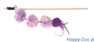 Trixie wędka z pomponami 40cm