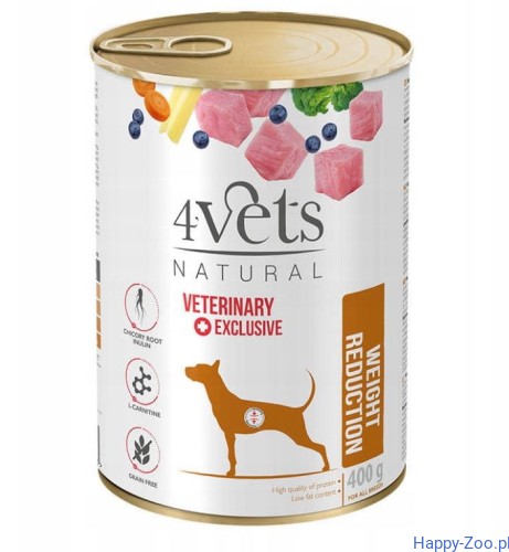 4vets 400g karma mokra dla psa weight reduction.JPG